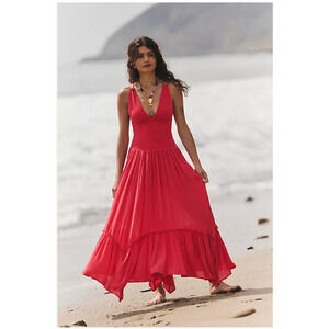 Free People Fun In The Sun Maxi Dress XS